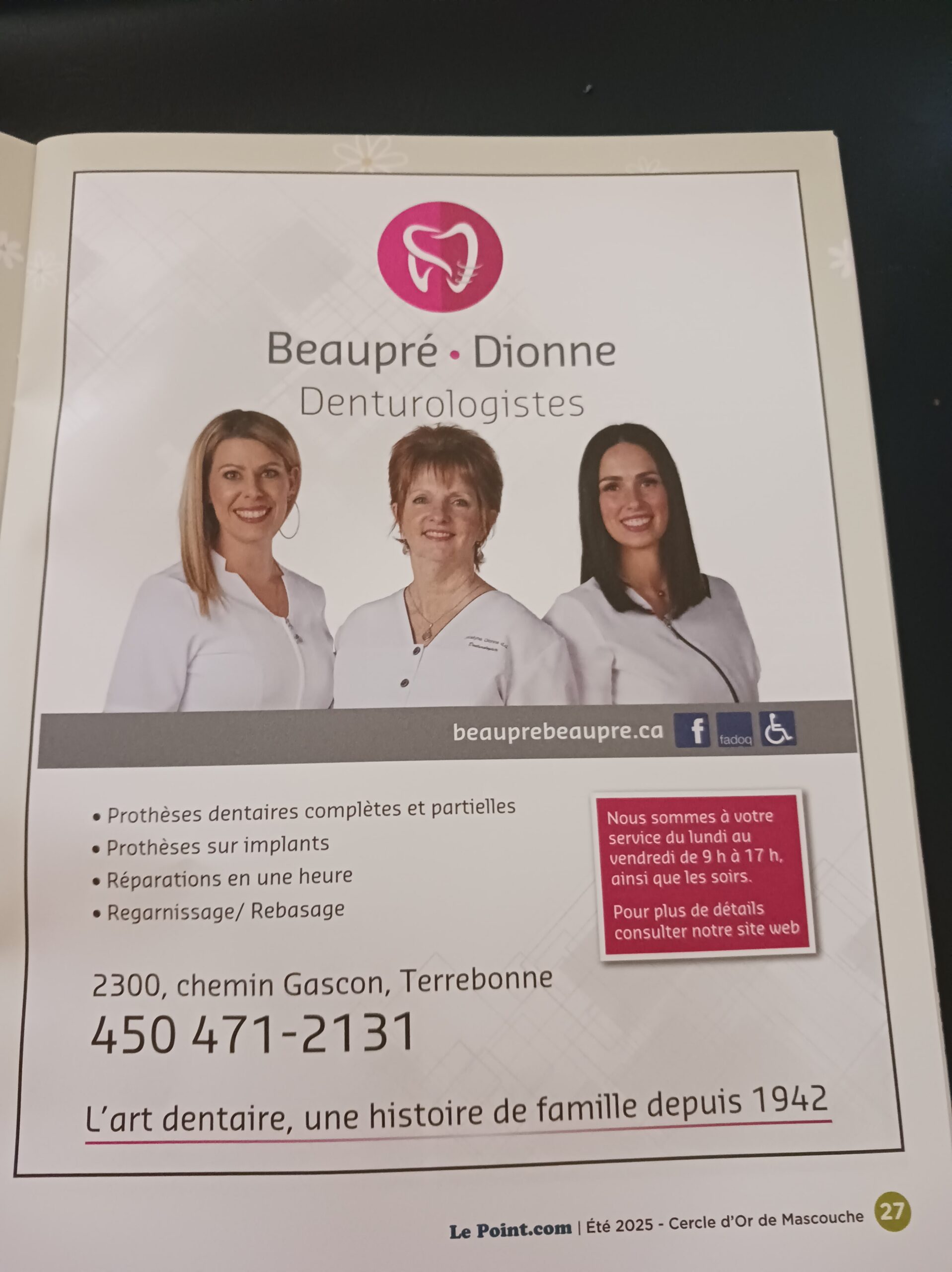 Denturologiste Beaupré - Dionne