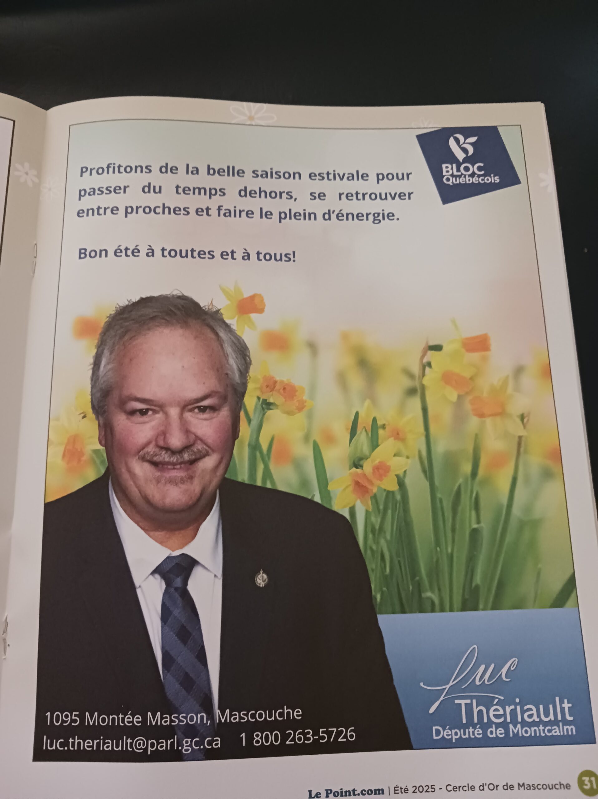 Luc Thériault Député