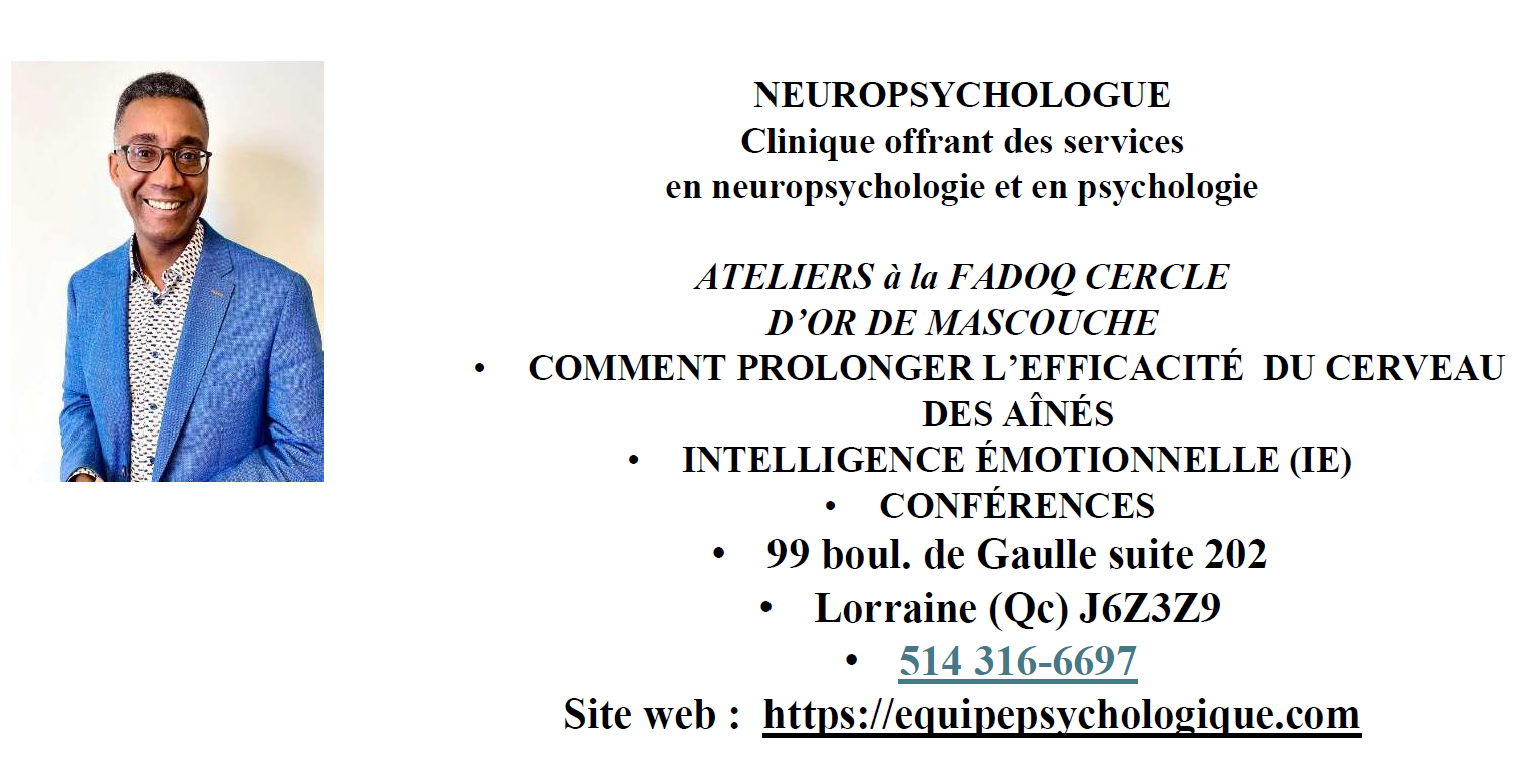 Dr E Tremblay Neuropsychologue